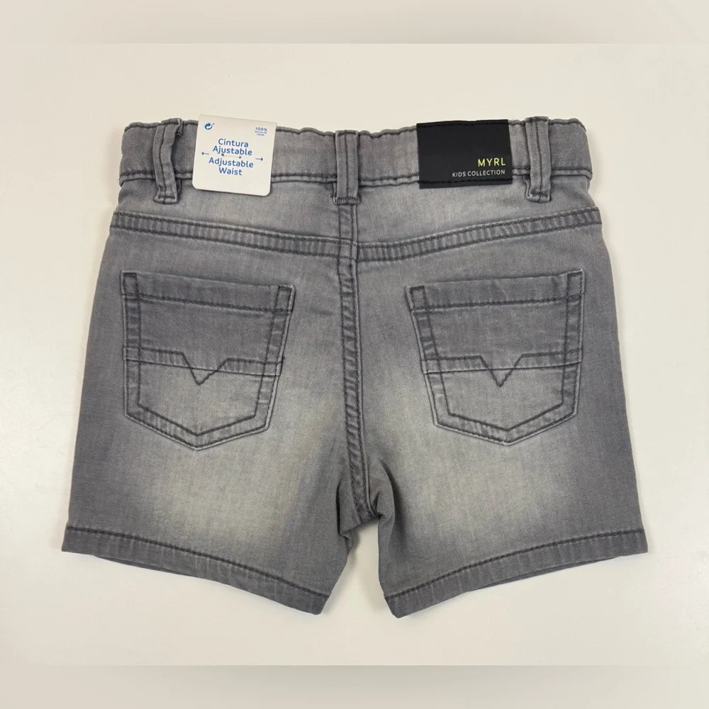 NWT Mayoral Gray Adjustible Waist Jean Shorts - Picture 2 of 4